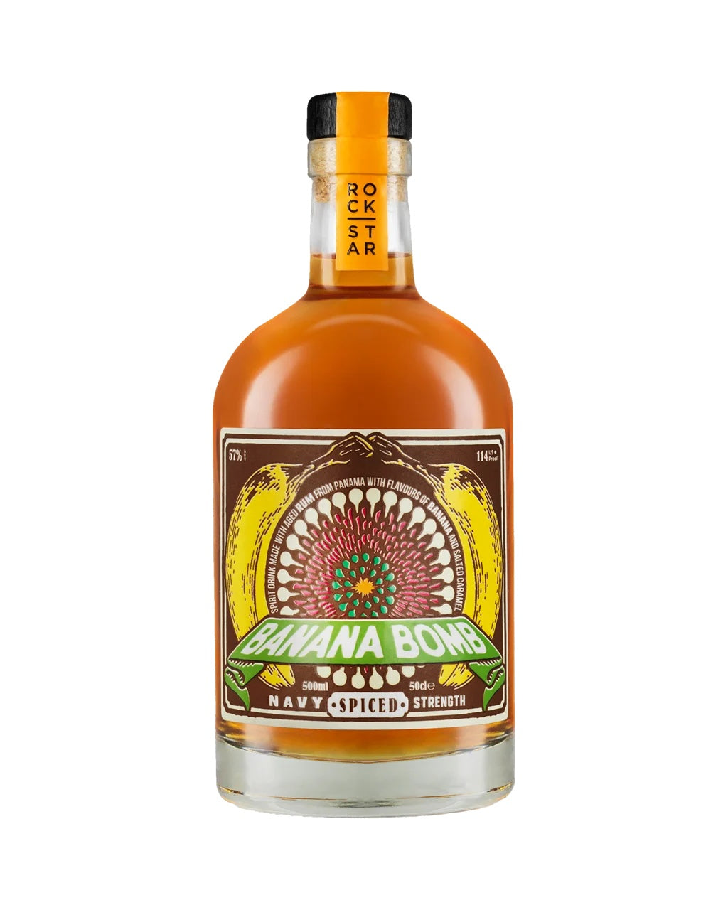 Rockstar Spirits Banana Bomb Navy Spiced Rum 500ml
