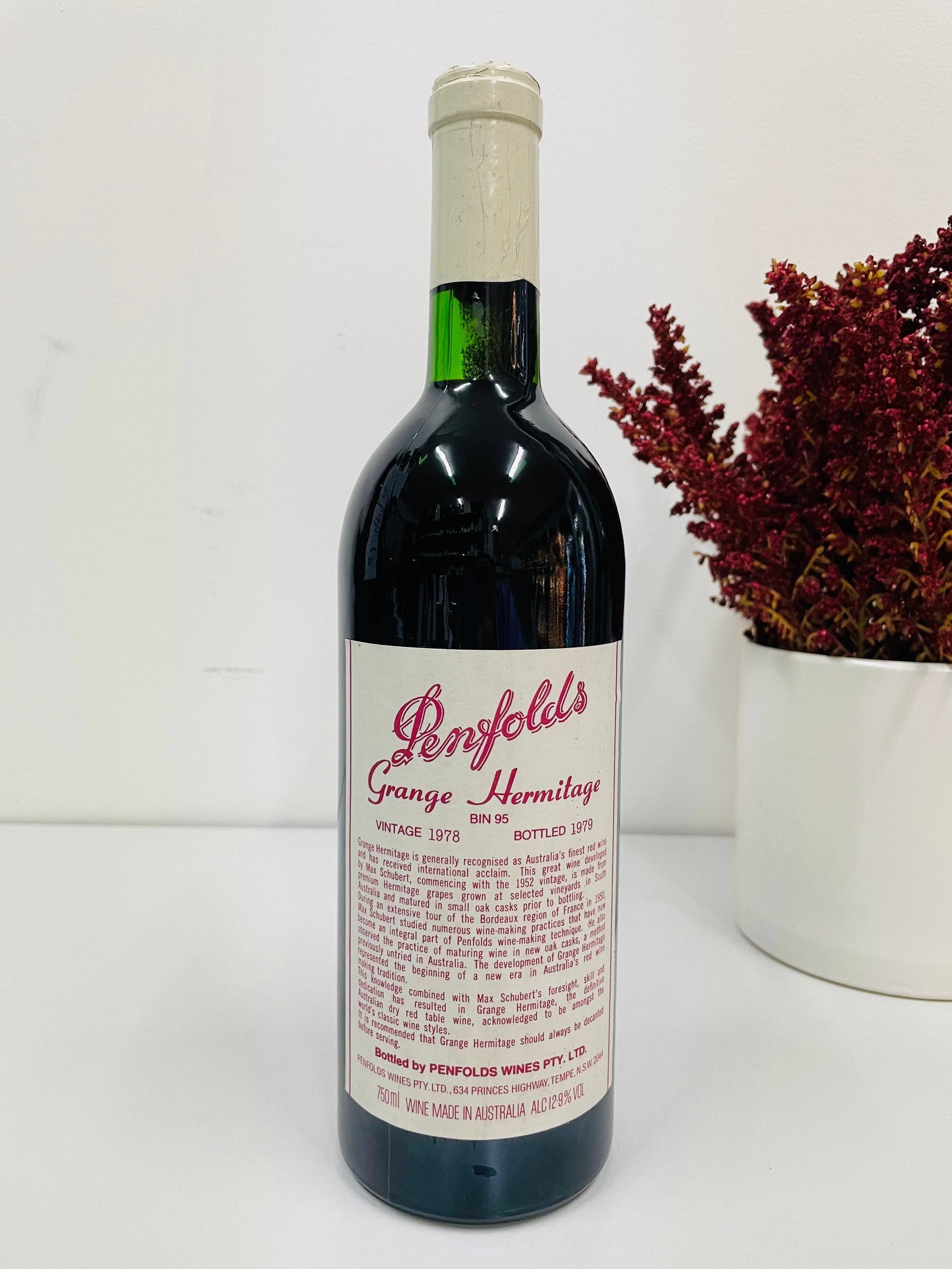  1978 Penfolds Bin 95 Grange Shiraz 750ml