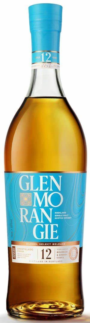Glenmorangie Amontillado Finish Barrel Select Release  12-Year-Old Single Malt Scotch Whisky 700ML