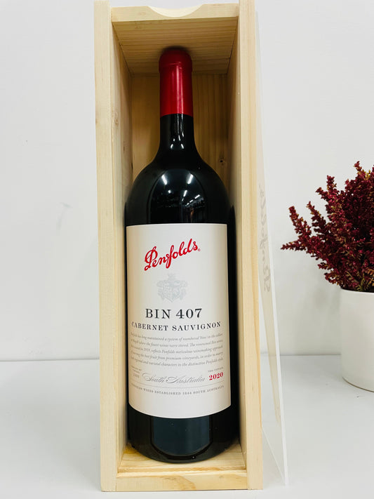 2020 Penfolds Bin 407 Cabernet Sauvignon WB 1.5L Magnum