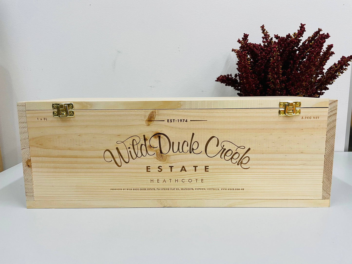 2021 Wild Duck Creek Estate Springflat Shiraz 3L D-Magnums