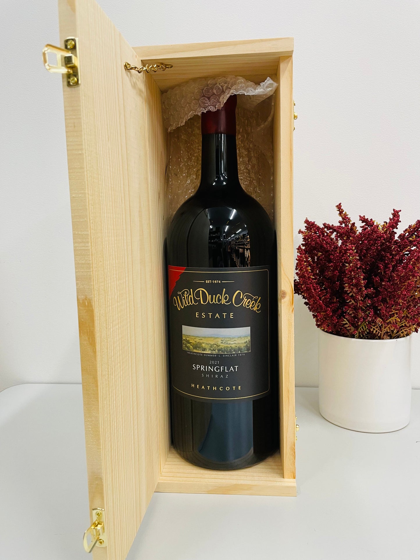 2021 年 Wild Duck Creek Estate Springflat Shiraz 1.5L 大瓶装