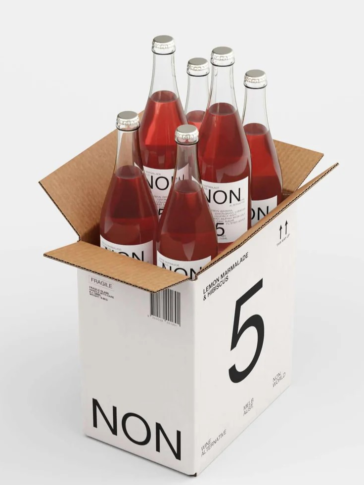 NON 5 Lemon Marmalade & Hibiscus 6×750ML