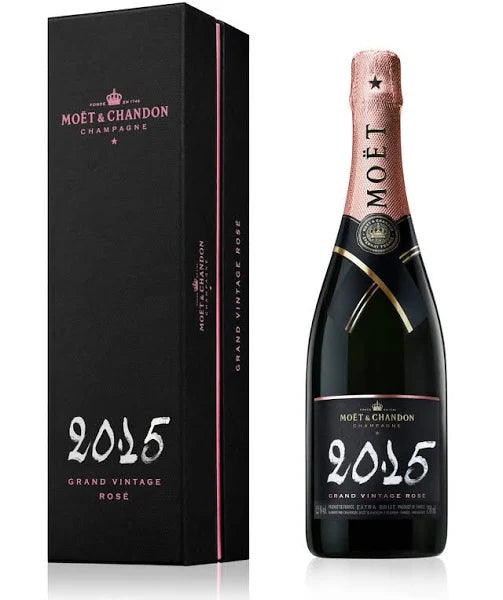2015 Moet & Chandon Brut Rose Grand Vintage Champagne 750ml Gift Box